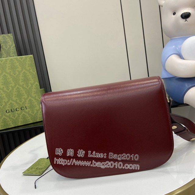 Gucci專櫃古馳最新款Horsebit 1955系列肩背包 jh2275型號：602204